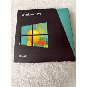 Microsoft Windows 8 Professional Pro Full Upgrade 64Bit DVD w/Product Key